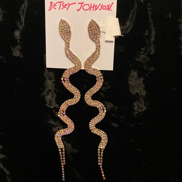Betsey Johnson Jewelry - Betsey Johnson snake earrings